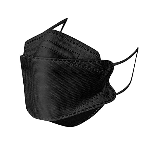 Blackblack Masks descartáveis ​​50 máscaras descartáveis ​​pretas para adultos máscaras de papel preto preto face_masks