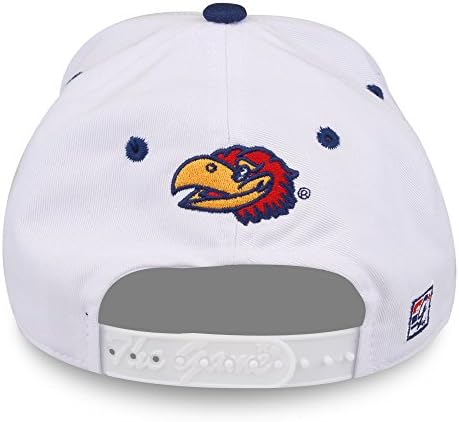 NCAA Kansas Jayhawks unissex NCAA The Game Bar Design Hat, White, Ajustável
