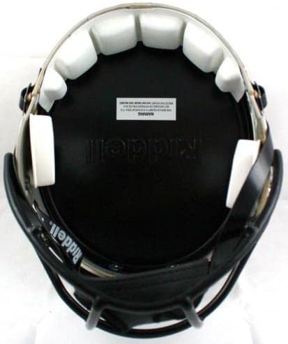 Mike Alstott assinou os fabricantes de caldeiras Purdue f/s capacete de velocidade com holo de beckettw-capacetes de faculdade