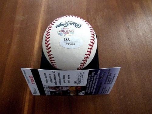 Whitey Ford Cy Young 61 HOF Auto 100º New York Yankees Baseball JSA - Bolalls autografados