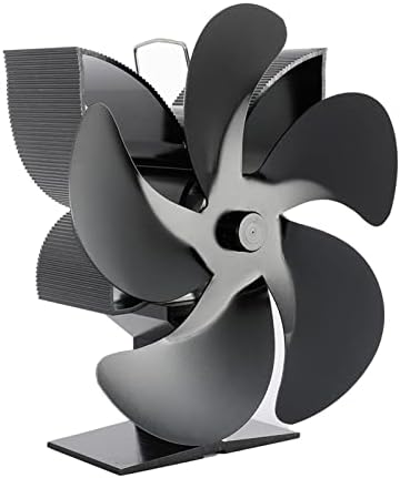 Syxysm Fireplace Fan 5- Fan do ventilador de fogão a calor Eco Fan silencioso lar lareira fã de fã eficiente de calor distribuição