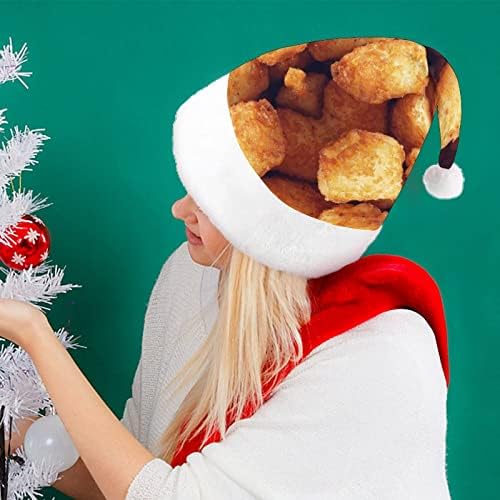 Tater Tott Christmas Hat personalizado Papai Noel Hat Decorações de Natal engraçadas