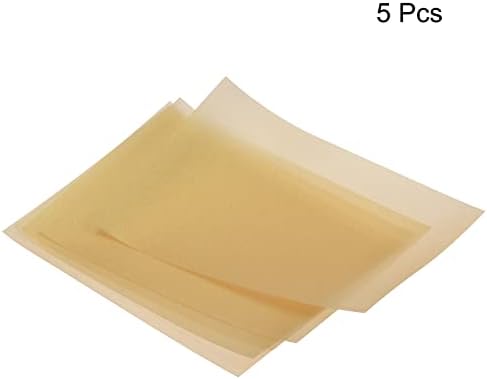Meccanidade encolher folha de plástico, 7.87x5.71x0.012 polegadas Lixas de calor