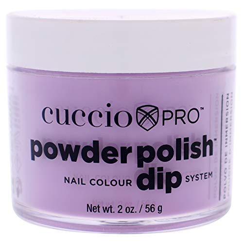 Cuccio Pro Powle Polish Dip, Glitter Black, laca de unhas para manicures e pedicures, aplicação/remoção fácil e rápida,