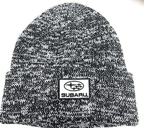 Subaru Genuine Heather Black Cuffed Knit Hat Impreza sti wrx Racing Snow Snow