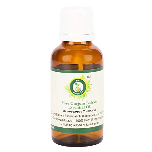 Gurjum Balsam Oil essencial | Dipterocarpus turbinatus | Óleo de Balsam Gurjum | Óleo de Bálsamo Gurjun | puro natural | Vapor