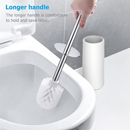 Brush e suporte do banheiro Wionc Definir boa aderência compacta de design moderno de limpador de vaso sanitário conjunto