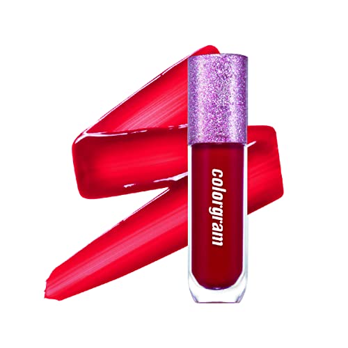 ColorGram Thunderbolt Tint Lacquer - 03 Tok Light | com óleo de argan, alto pigmento, cor vívida, mancha de lábios hidratantes duradouros,