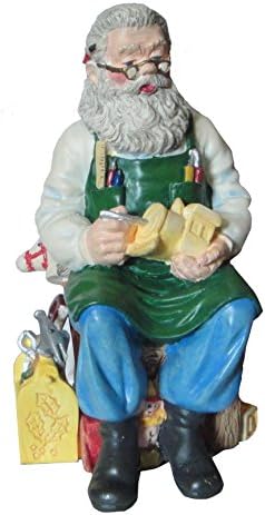 Toodanea de porcelana ligada ao lenox Santa estatueta, Thomas Nast Santa