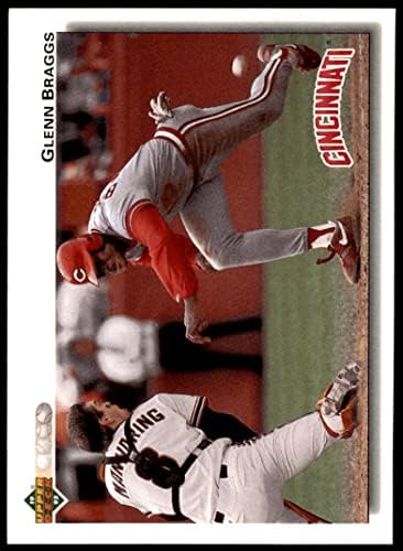 1992 Deck superior 341 Glenn Braggs Cincinnati Reds NM/MT Reds