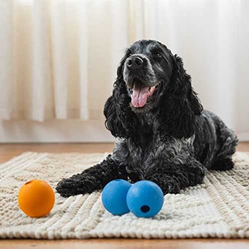 Basics Rubber Fetch Toy Toy Dog Balls 2,5 polegadas 3 pacote