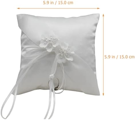 Travesseiros de casamento de stobok anel travesseiro de casamento de noiva, travesseiro de bolso de bolso nupcial