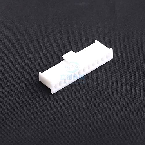 20 PCS 2,5 mm de fio de fio branco de plástico masculino Cascado de plástico PLÁSTICO P = 2,50mm-HX25066-12Y