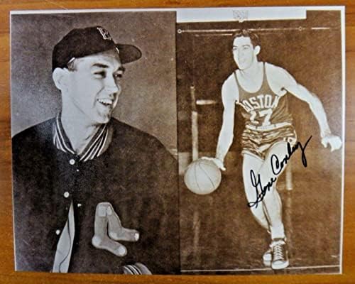Gene Conley Boston Red Sox Boston Celtics assinado 8x10 Foto - fotos autografadas da MLB