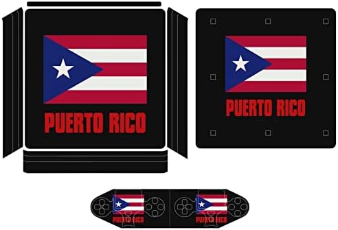 Orgulho do adesivo de adesivo de adesivo PVC de Porto Rico adesivo de protetor de pele para PS4 Pro/PS4 Slim Controller