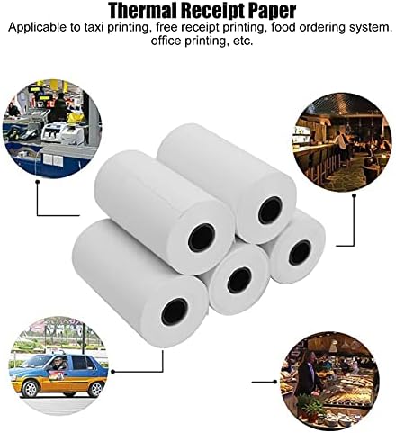 Papel de recibo térmico da impressora, papel térmico portátil e pequeno para impressão gratuita de recibo para a máquina