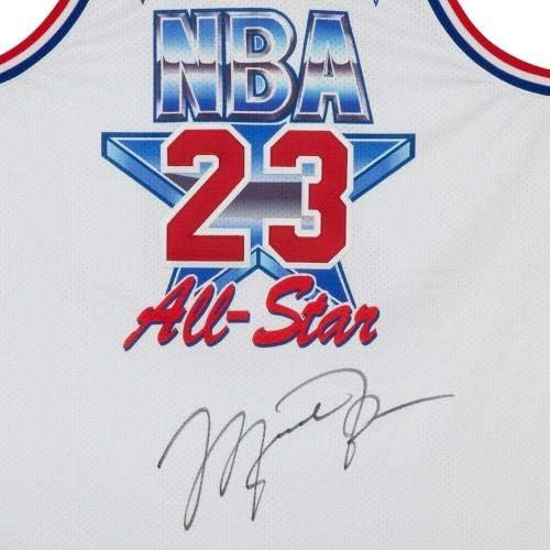 Michael Jordan autografou 1991 Mitchell & Ness All -Star Jersey Bulls /123 UDA - camisas autografadas da NBA