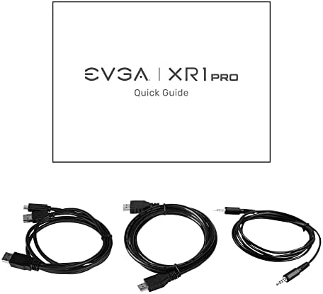 Card de captura do EVGA XR1, 1440P/4K HDR Capture/Pass through & XR1 Lite Capture Card, certificado para OBS, USB 3.0, 4K Pass Through,