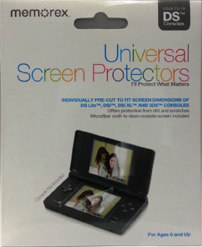 Memorex Universal Screen Protectores para Nintendo DS