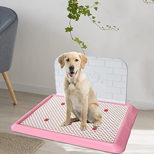 Petsola Reutilable Dog Box Recipiente de Banheiro Rabbit de Banheiro Cat Rabbit, Pink