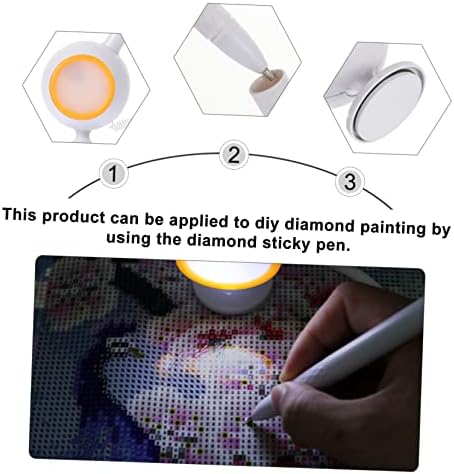 DIDISEAON 1PC Diamantes de caneta de caneta diamantes Manicure Tools DIY Ferramentas de perfuração LED Pen Diamond Borderyer