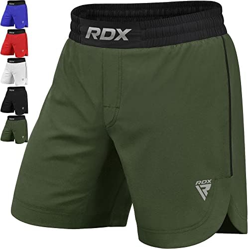RDX MMA Shorts para Treinamento e Kickboxing - Lutando shorts para artes marciais, luta contra gaiolas, Muay Thai, BJJ, boxe, luta