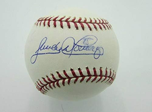Índios Sandy Alomar/Padres assinados/autografados OML Baseball JSA 141181 - Bolalls autografados