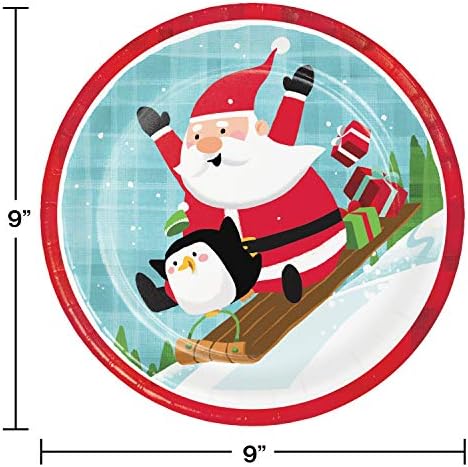 Converter criativo Papai Noel e Penguins Placas de papel, 9 , multicoloria
