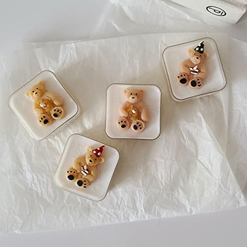 Decoração de bolo 3D Banco de assadeiro Três pequenos ursos molde de silicone diy molde de sabão artesanal para fazer moldes