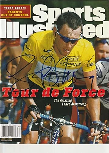 Lance Armstrong assinou 24/7/00 Sports Illustrated w/Schwartz CoA - Revistas esportivas autografadas