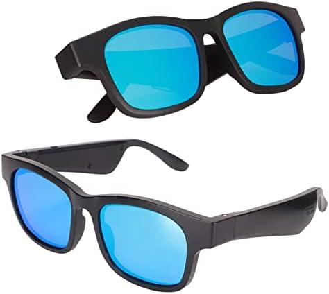 Óculos de áudio inteligentes, óculos de sol de redução de ruído para óculos de sol de áudio inteligentes ao ar livre, óculos