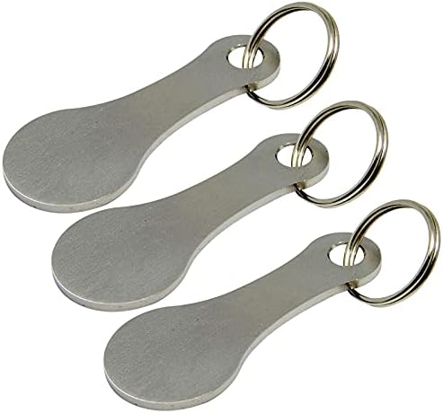 Trolley anel key metal shopping metal anel key anel de chaves destacáveis ​​Correntes de cordão de cordão para mulheres