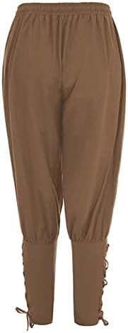 Calças de calças com calças com calças de faixas vintage masculinas
