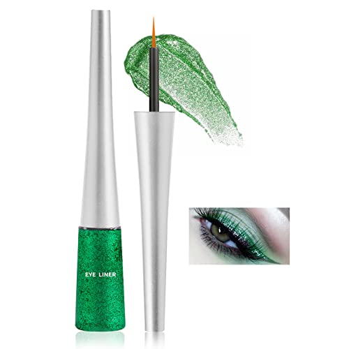 Eyeliner colorido colorido delineador líquido Eyeliner Eyeliner com os delineadores metálicos Prova de mancha adequada para