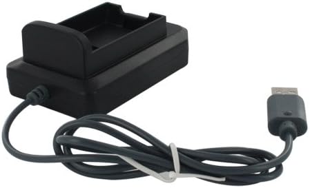 Skque USB Battery Charging Dock para Xbox 360 Controller-Color em preto
