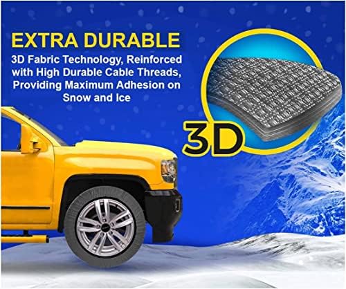 Meias de neve de pneus de carro premium para série de neve têxteis da série extrapropora de inverno para skoda