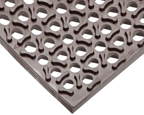 Notrax T15 Optimat® Honeycomb Design Drainage tapete, 3 'x 4' marrom