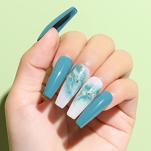 Aimeili absorve o LED Blue Green Gel Achanel Picket Nails Manicure Gifts For Women Kit Conjunto de 12pcs x 8ml - Conjunto