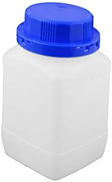 X-Dree 750ml Plástico quadrado de boca larga amostra química do reagente espessamento da garrafa (Ispessimento Della