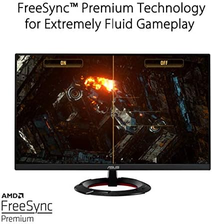 ASUS TUF Gaming 23,8 ”Monitor de 1080p - Full HD, IPS, 165Hz, 1ms, Blur de movimento baixo extremo, alto -falante, FreeSync