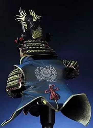 Risjc 1/10 Antigo Modelo de Modelo Japonês Samurai Officer Resina Figura Bust