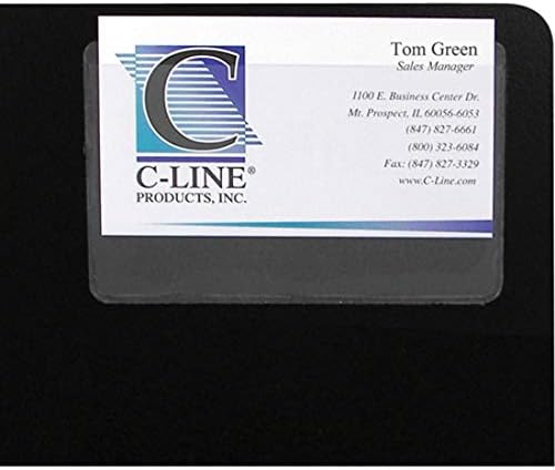 Titulares de cartões de visita auto-adesivos de linha C-line