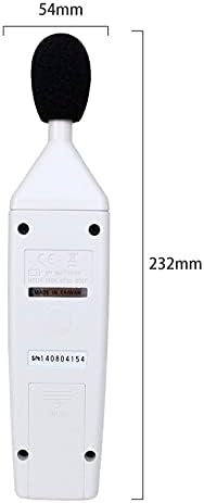 Jieseing handheld Digital ruído nível de som medidor ， Instrumento de medição do testador de ruído Decibel