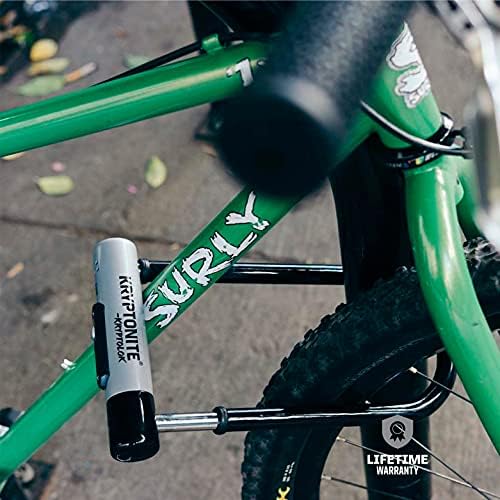 Kryptonite Kryptolok Alking Long 12,7mm Lock de bicicleta U-bico com suporte FlexFrame-U