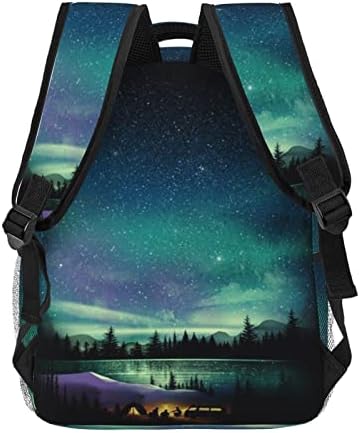 Nolace Celestial Night Sky Backpack Large College Backpack Casual Bookbag Daypack for Girls Boys College