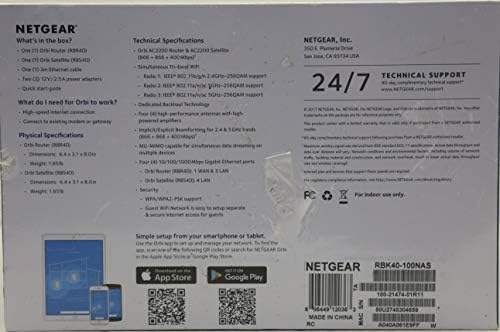NetGear Orbi Whole Home Mesh WiFi System com Tri-Band-descontinuado pelo fabricante