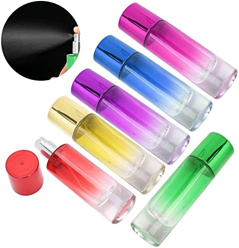 Vifemify Perfume Spray Spray Garrane portátil Recarregável Conveniente Atomizador vazio 30ml 5pcs