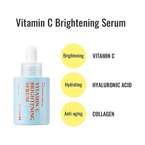 [Skin & Lab] Serum de iluminação da vitamina C para face, 15% do complexo energético Vita, ácido hialurônico, Panthenol