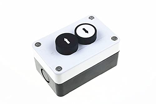 Schik Redefinir botão plano 2 orifício Caixa de botão de botão à prova d'água Caixa de controle com botão de seta para cima e para