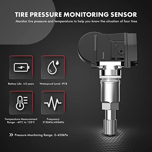 Sensores de monitoramento de pressão de pneu a-premium compatíveis com BMW 328D 328i 335i 340i x5 420i 428i XDRIVE GRAN CUPE 430I